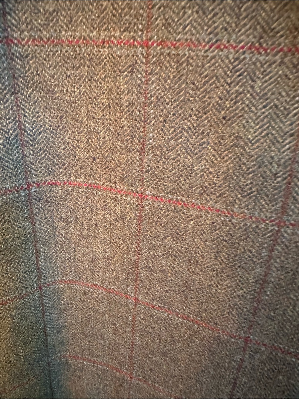 Vintage Orvis Wool & Aramid Windowpane Vest — Men’s Medium - Picture 2 of 9
